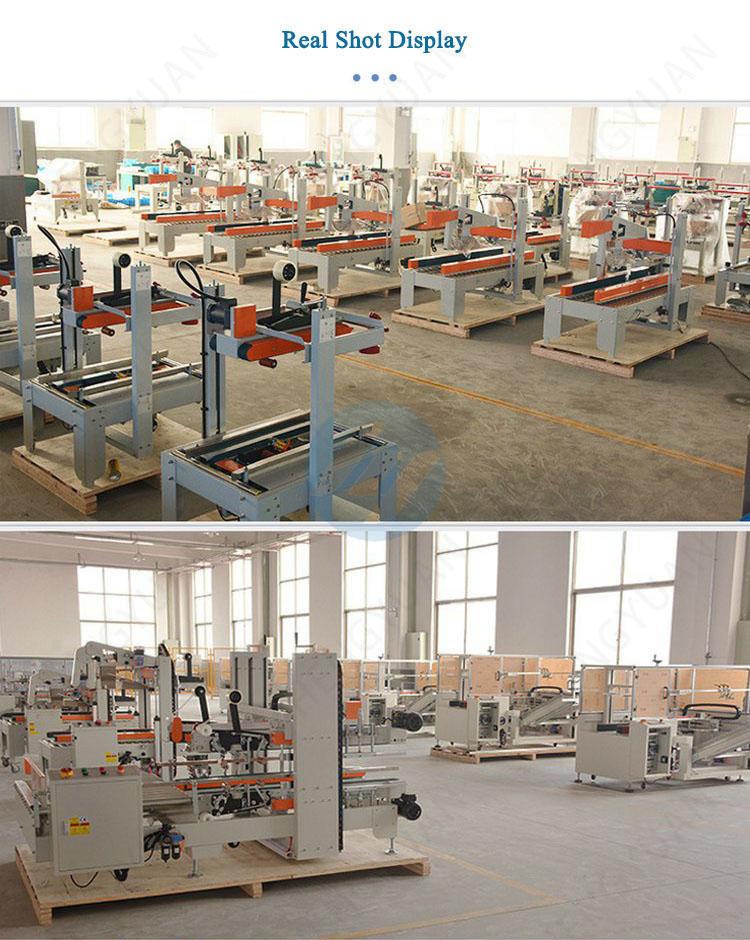 Automatic Tin Cans Carton Folding Tape Sealing Machine