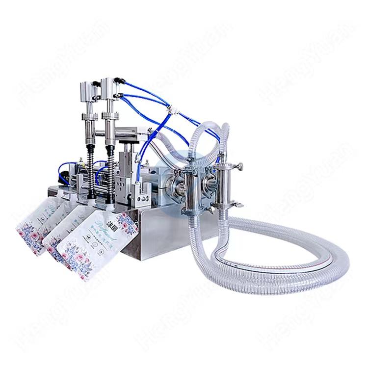 HYSP2-HS Table Top spout pouch pneumatic piston filling machine