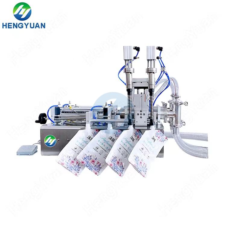 HYSP2-HS Semi-automatic pneumatic piston filler for spout pouch