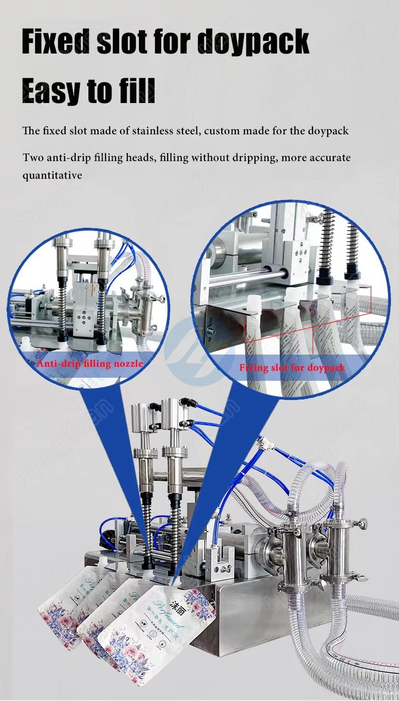 HYSP2-HS Semi-automatic water spout pouch filling machine