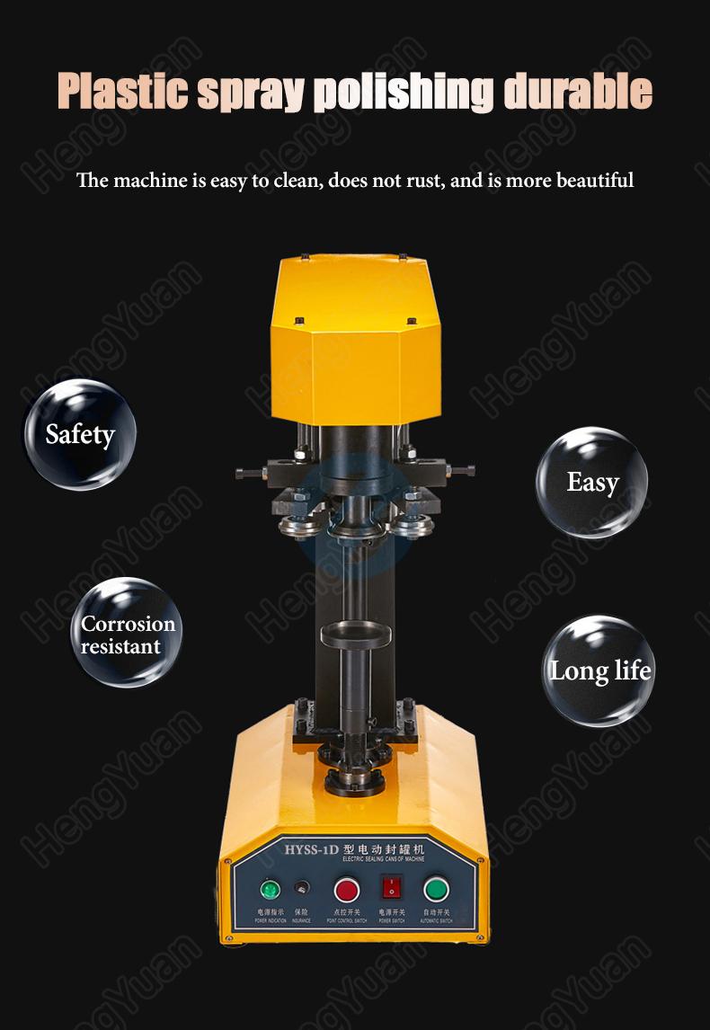 Semi-automatic Table Top POP Can Sealing Machine