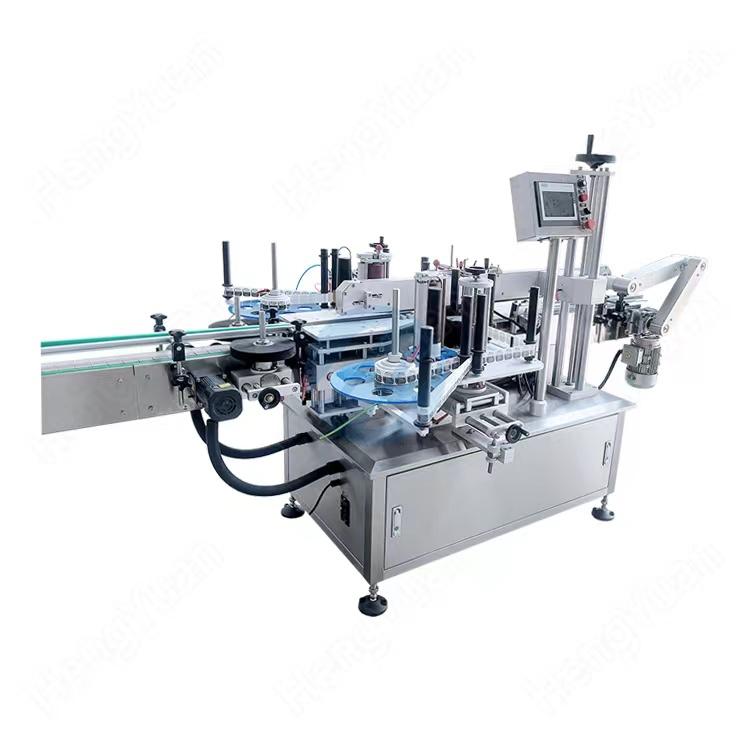 Automatic Double-sided and Round Bottle Clamping Labeling Equipment