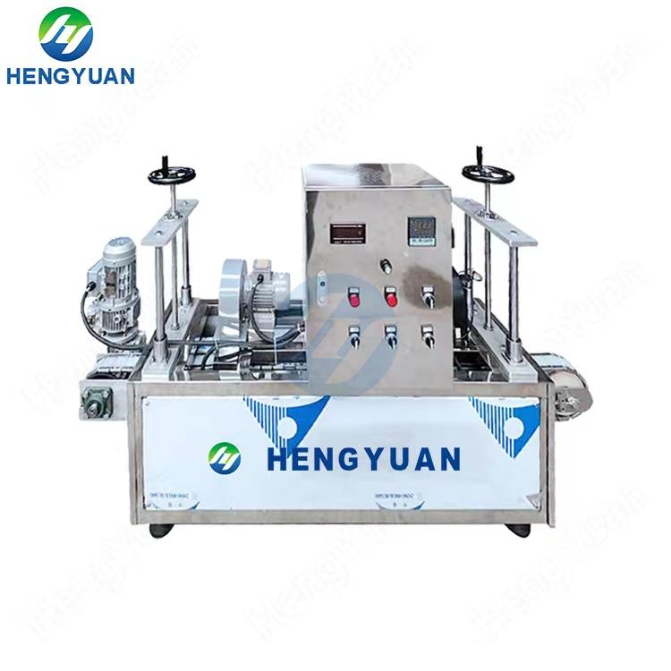 Tunnel Type Electrical Heating PVC Lid Shrinkage Sealing Machine