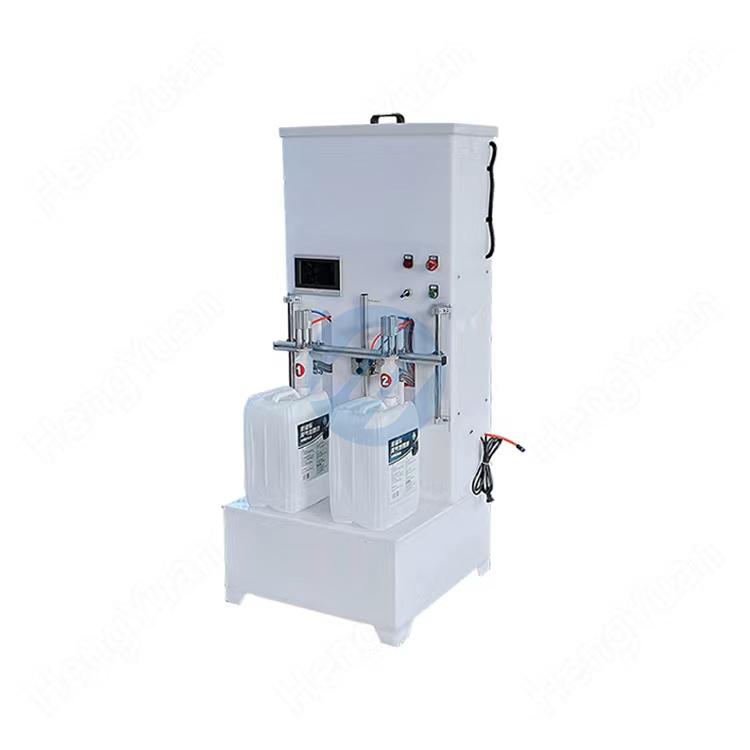 Semi-automatic anti-corrosive toilet bowl cleaner filling machine