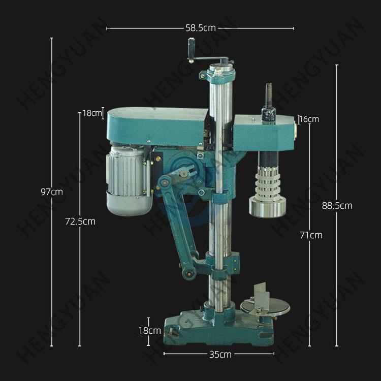 Aluminum-plastic Lid Fruit Wine Glass Bottle Twisting Sealing Machine