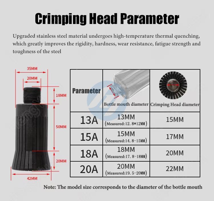 Semi-automatic Spray Bottle Pneumatic Crimping Capping Machine