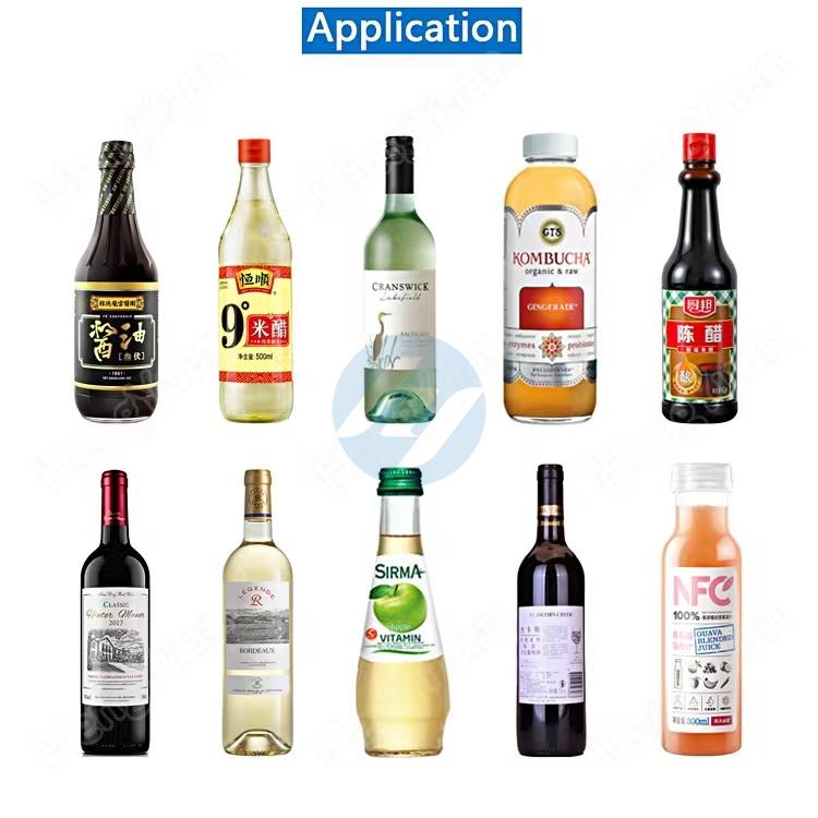 HYSN-L Semi-automatic bottle filling machine application