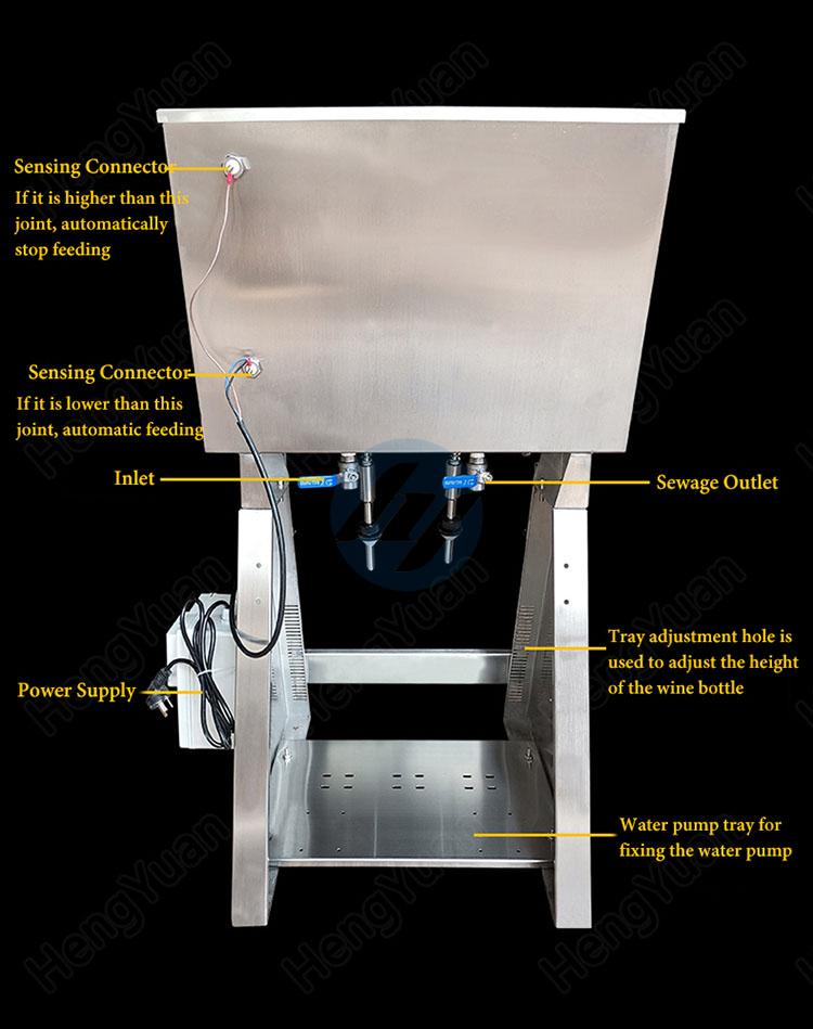 Semi-automatic liquid seasoning filling machine