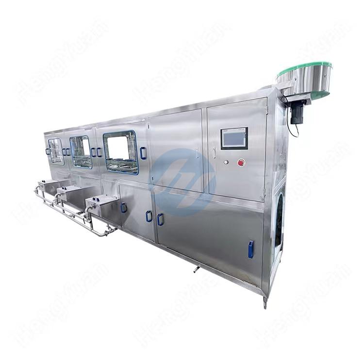 HY-CGF-10L 3 and 5 gallon water bottle washing filling capping machine