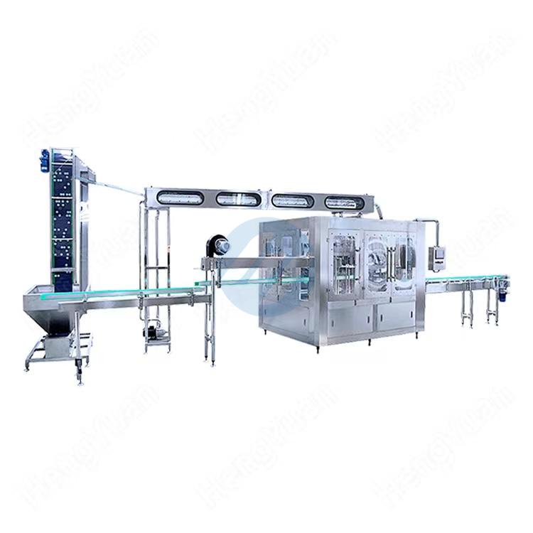 3in1 Carbonated Juice PET Bottle Rinsing Filling Capping Machine