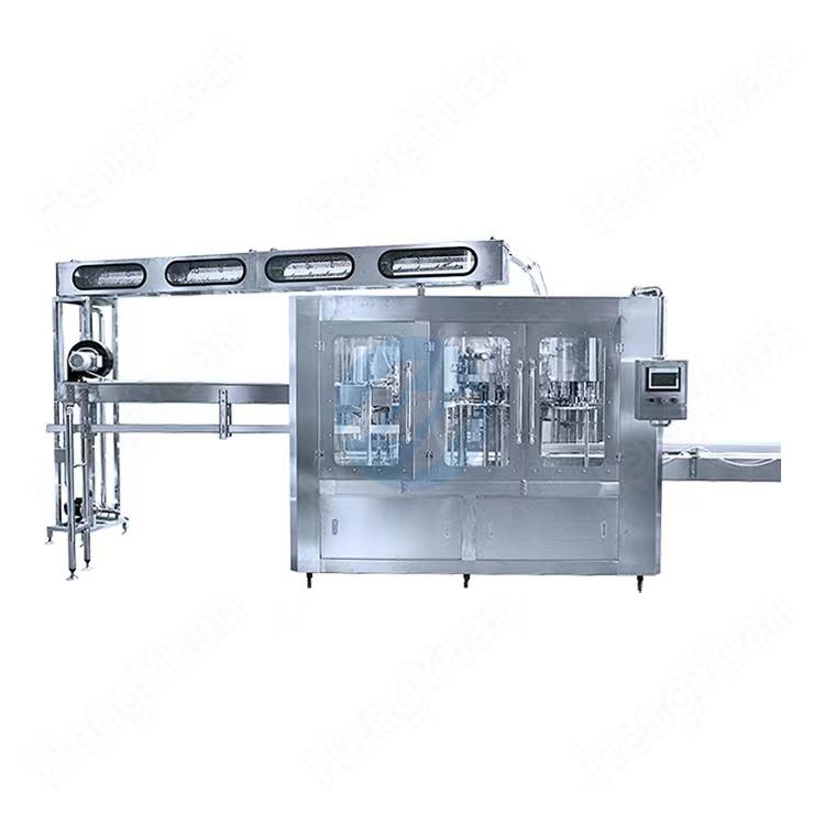 3in1 Carbonated Soda PET Bottle Rinsing Filling Capping Machine