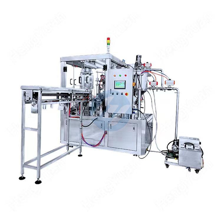 Juice Spout Pouch Filling and Capping Machine