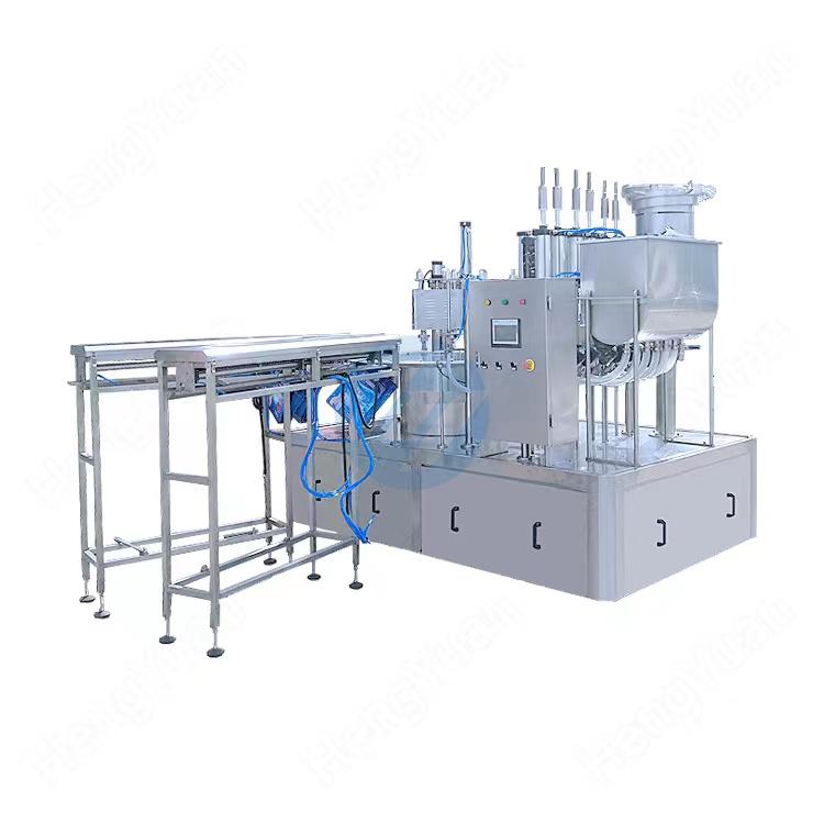 Soya Milk Spout Pouch Filling and Capping Machine