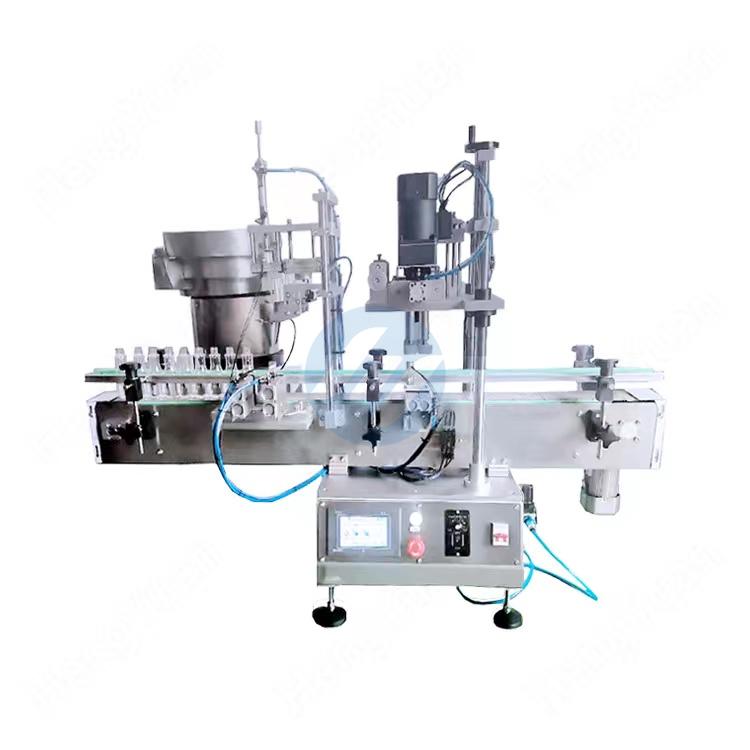 Automatic Four Wheels Clamping Cap Bottle Capping Machine