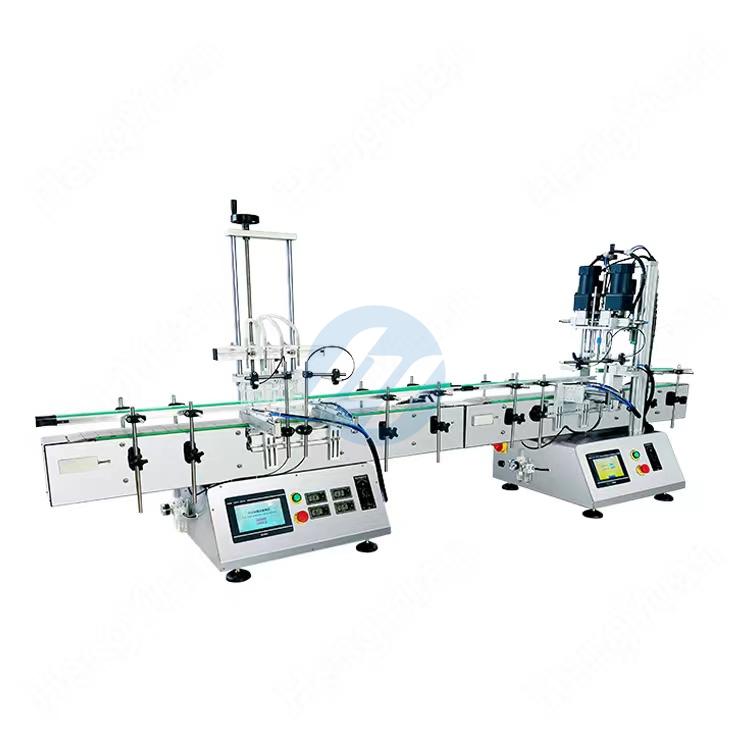 Automatic Four Wheels Clipping Cap Bottle Capping Machine