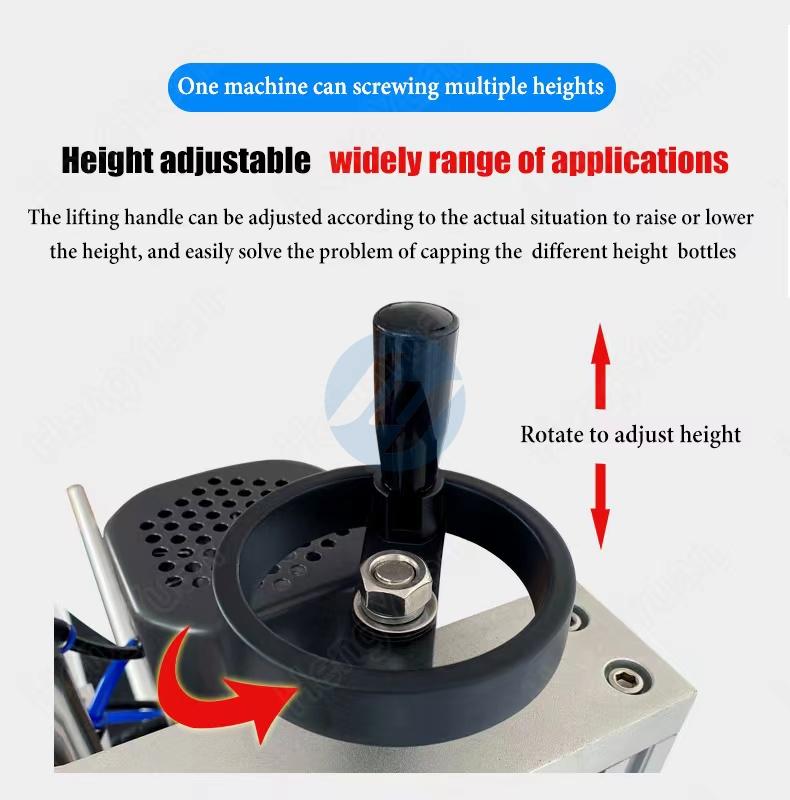 Automatic Clamping Cap Sauce Glass Jars Bottle Capping Machine