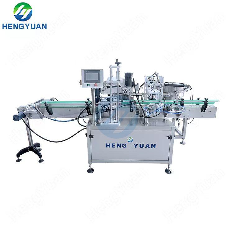 HYYG-600 Automatic Linear Fetching Lid Pressing-down Capping Equipment