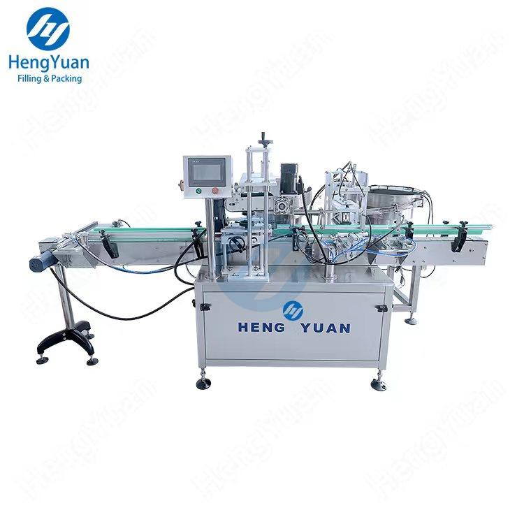 HYYG-600 Automatic Linear Fetching Lid Pressing-down Capping Machinery