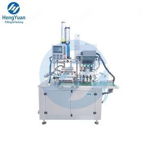 HYSR-244 Double-Chamber Water-Soluble Film Pods Packer to DE LIMPIEZA Y MANTENIMIENTO LISERVI TIPS CIA LTDA from Ecuador