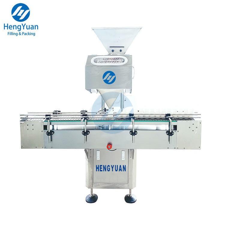 8 Channel Automatic Electronic Tablets Counting One Head Filling Machine