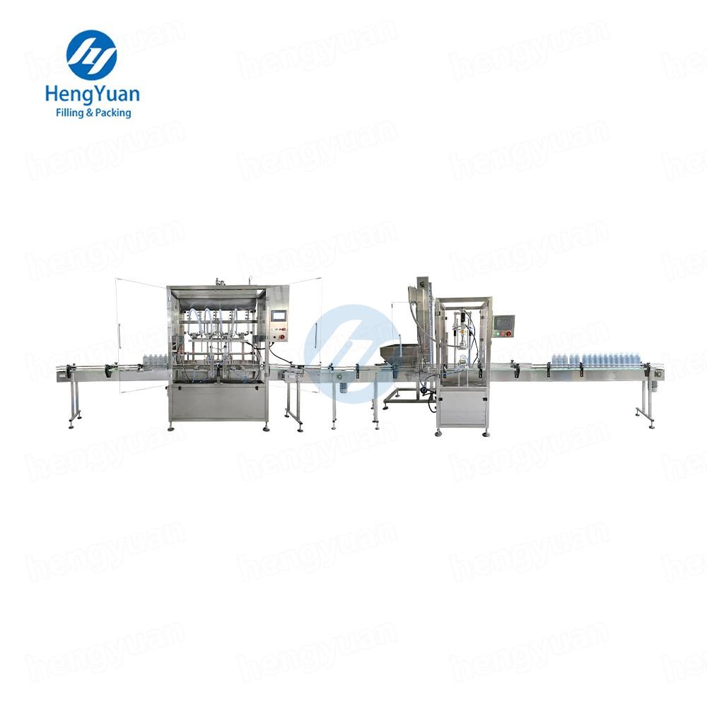 Automatic Bottle Filling Capping Machine Line