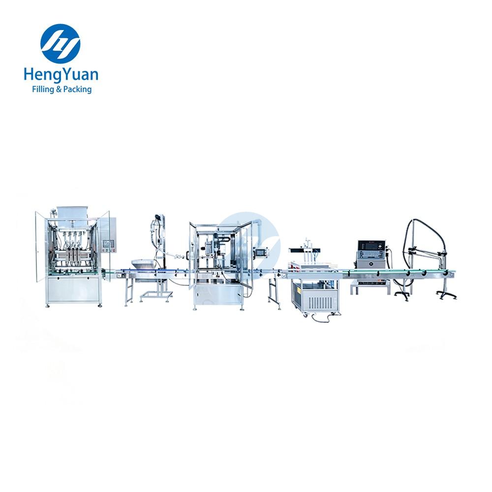 Automatic Bottle Filling Line For Lubricant Oil