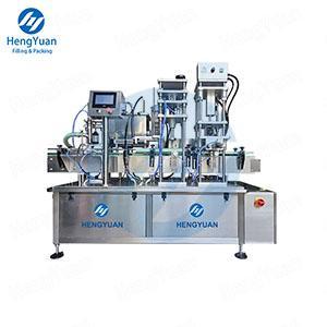 HYFC-100L Automatic Glass Jar Filling Vacuum Capping Machine