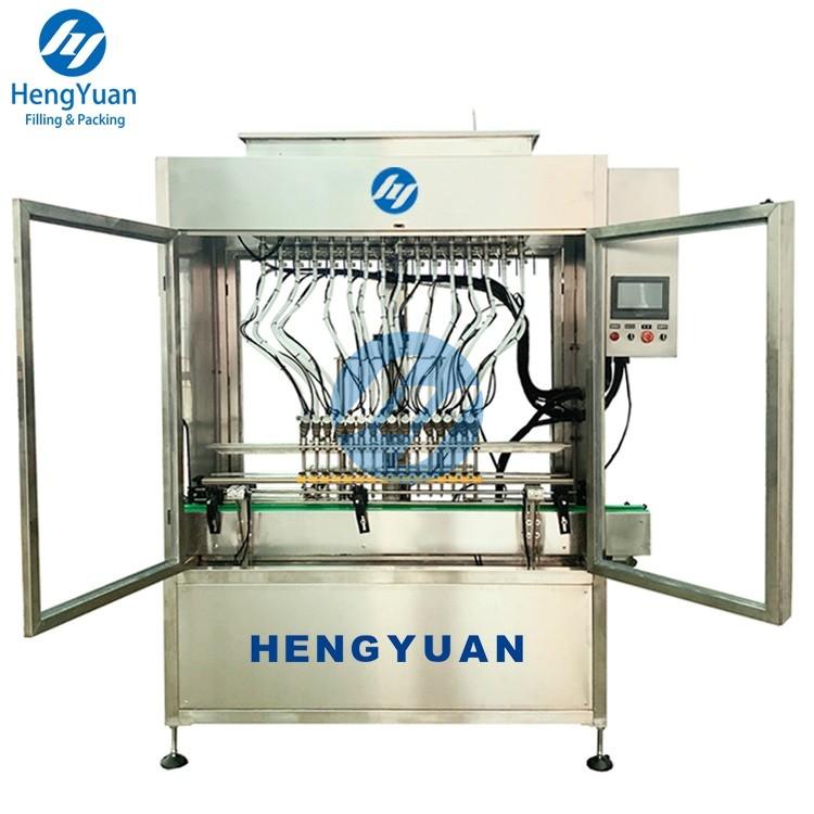 Automatic Linear Structure Gravity Type Free Flowing Liquid Bottle Filling Machine