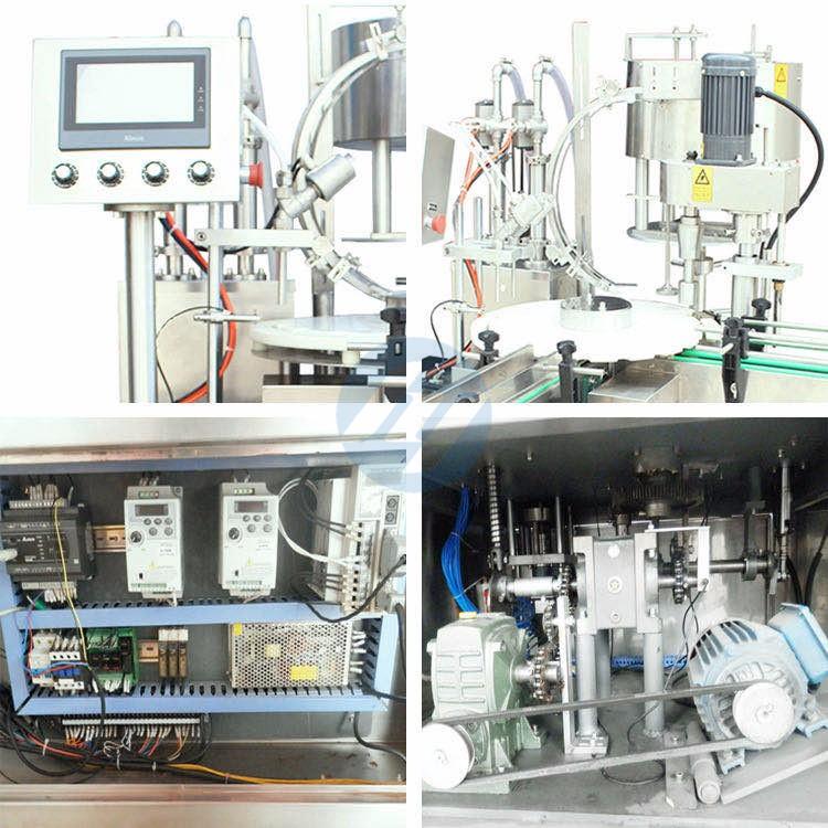 Automatic Star wheel Type Liquid Filling Capping Machine