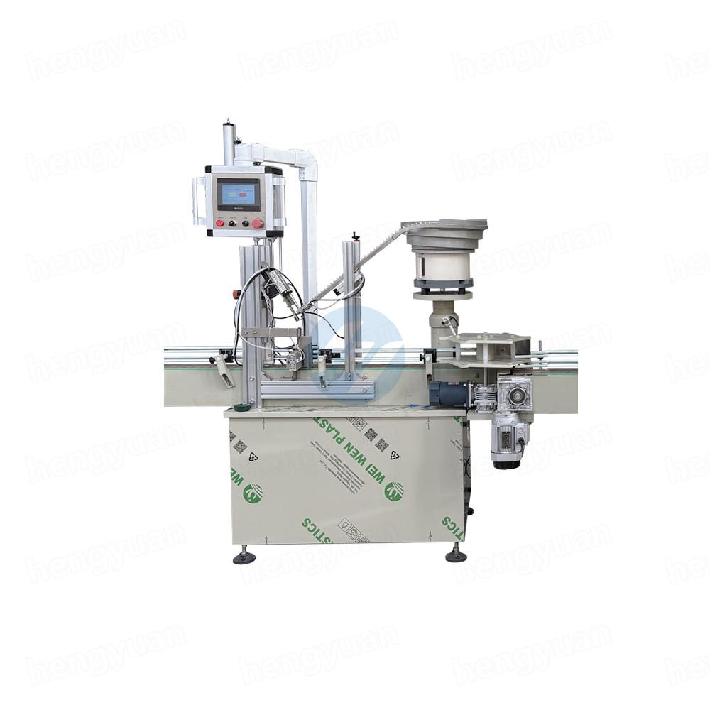 Automatic Toilet Bowl Cleaner Bottle Filling Plugging Capping Machine