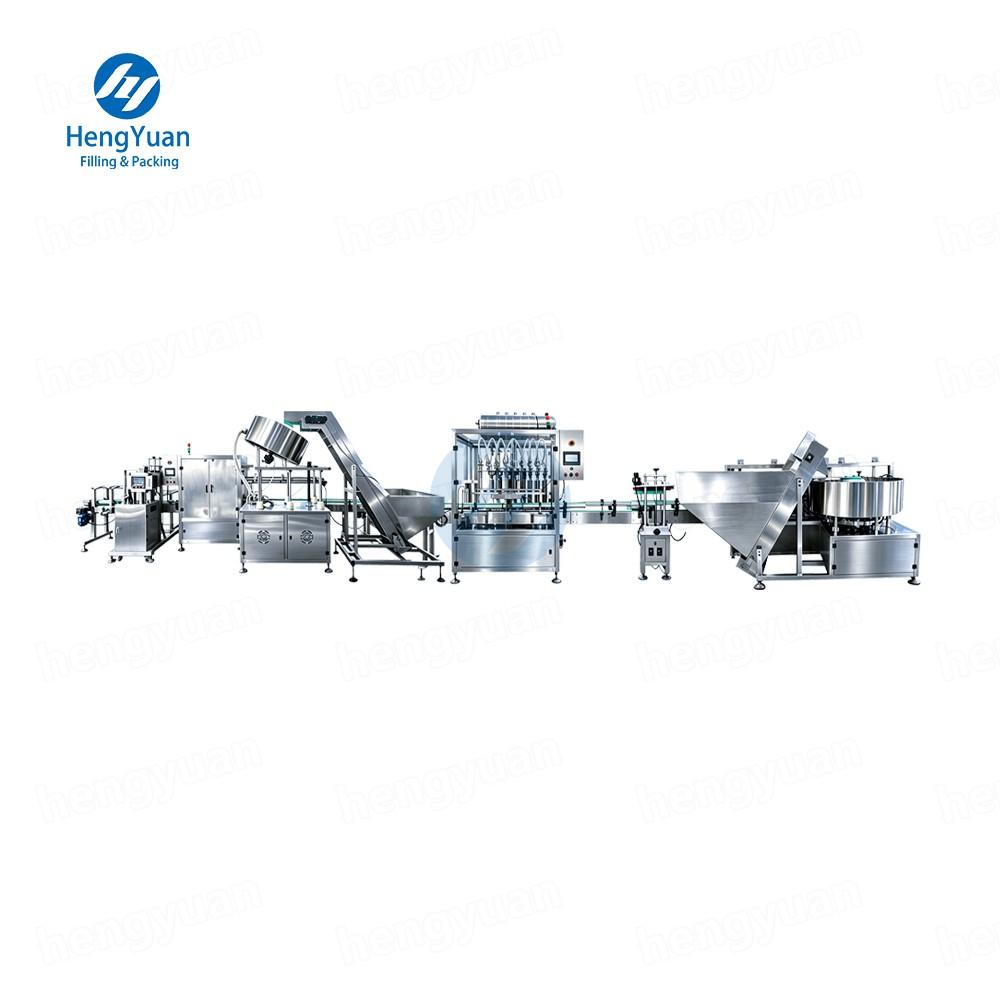 Automatic Trigger Lid Bottle Filling Line