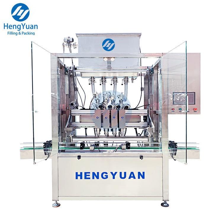 Automatic Upper Weighing Type Free Flowing Liquid Filling Machine