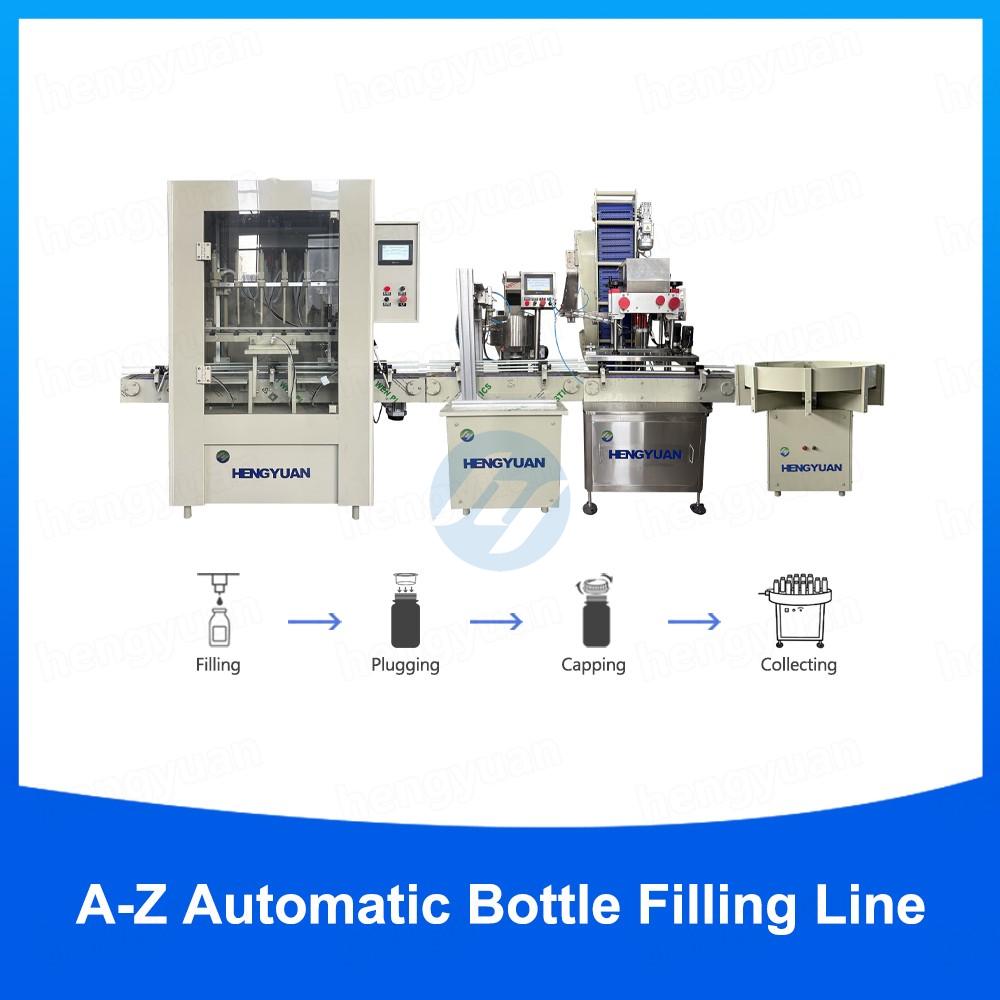 Bottle Filling Plugging Capping Line