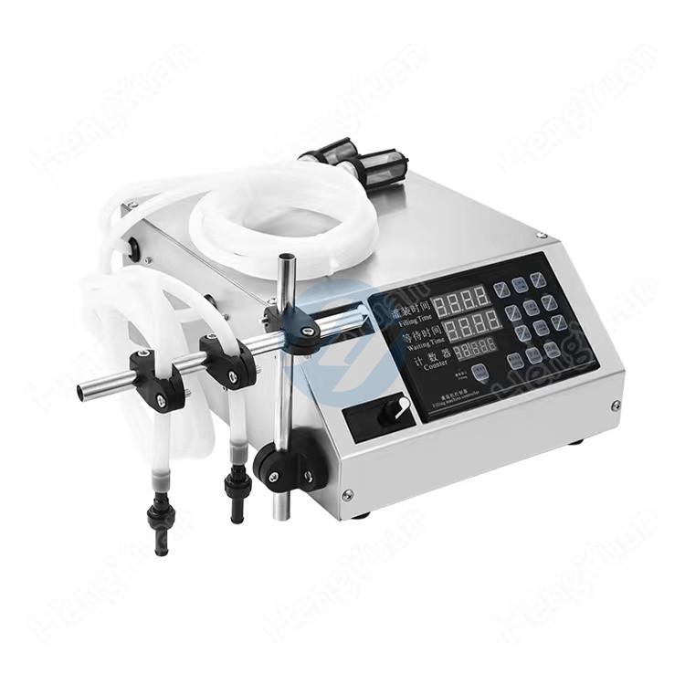 GFK700 Smart Semi-automatic Desktop Digital Liquid Filling Machine with 2 pcs Dispensing Nozzles