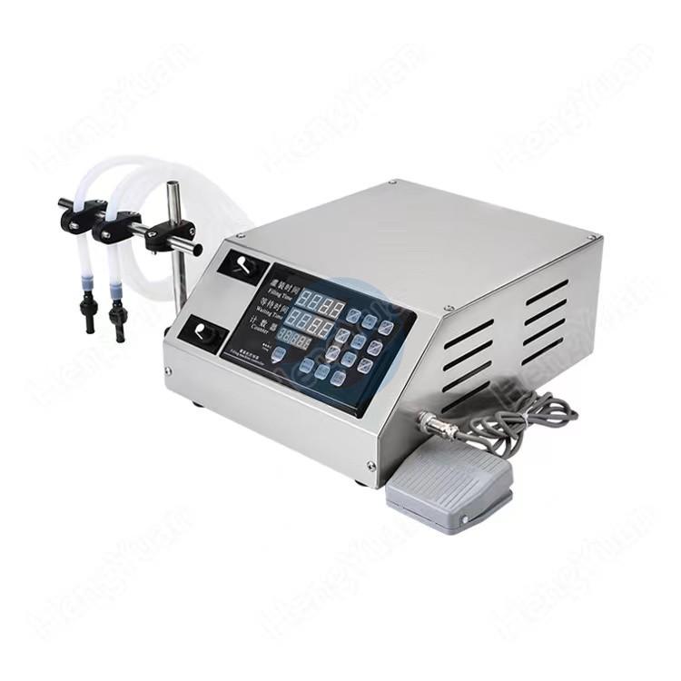 GFK700 Smart Semi-automatic Desktop Digital Liquid Filling Machine with 2 pcs Dispensing Nozzles