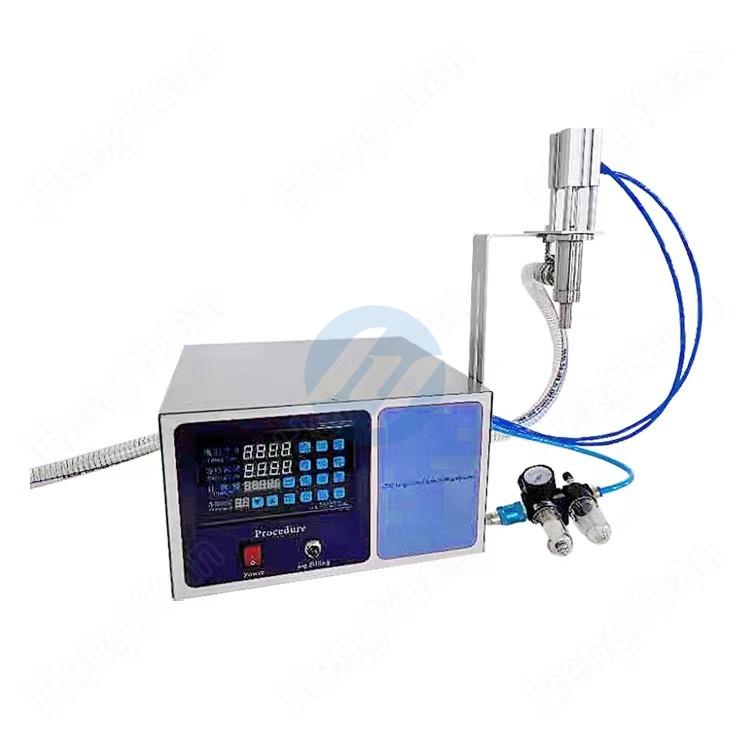 HY-17C-P Semi-automatic Table Top Digital Liquid Filling Machine Single Head Fluid Dispenser