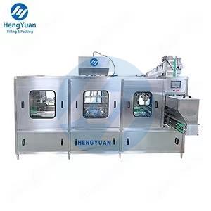 HY-CGF-L Linear Structure 3 -15L Water PET Barrel 3 in 1 Rinsing Filling Capping Machine HY-CGF-L Linear Structure 3 -15L Water PET Barrel 3 in 1 Rinsing Filling Capping Machine