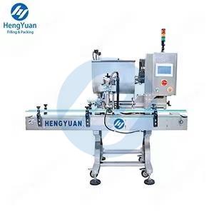 HYAP1-10TMHS Automatic Pneumatic Piston One Head Sauce Filling Machine With Heating Stirring Material Hopper HYAP1-10TMHS Automatic Pneumatic Piston One Head Sauce Filling Machine With Heating Stirring Material Hopper