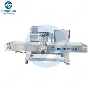 HYCL-150S-B Automatic Self-adhesive Non-dry Sticker Clamping Round Pail Labeling Machine | Fixing Position Label Applicator
