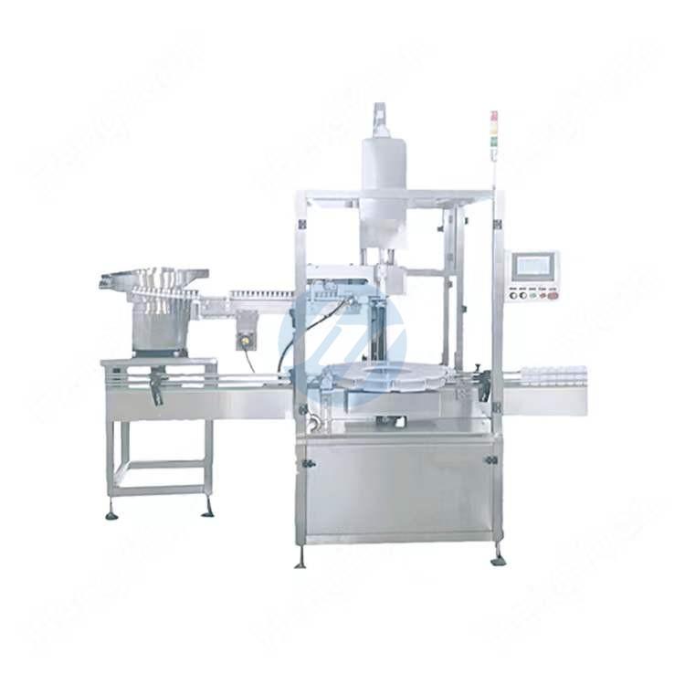 HYFK-100 Automatic Single Head Trigger and Pump Lid Capping Machine with Speed 1500BPH