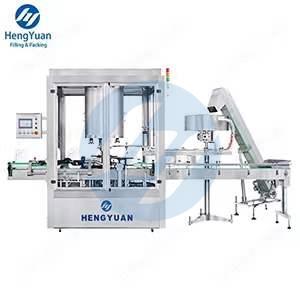 HYRS-S Automatic Rotary Bottles Multi-heads Screwing Capping Machine | High Speed Sealing Equipment