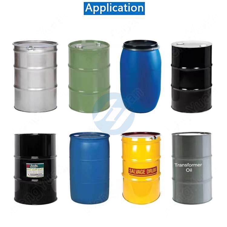 HYWF-200S Semi-automatic Weighing Type 100-200 KGS ( L ) Liquid Bottle Barrels Drum Filling Machine Filler Dispensing Equipment