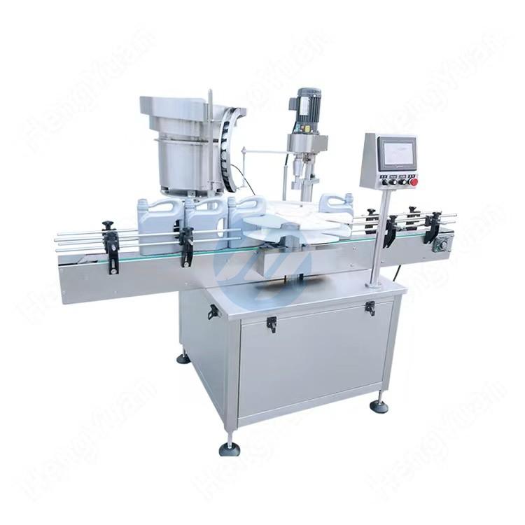 HYXG-1R Automatic Star Wheel Driving Single Head Bottle Capping Machine