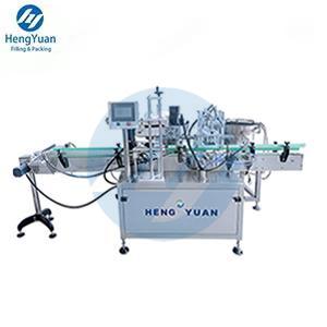 HYYG-600 Automatic Linear Fetching Lid Pressing-on Bottle Capping Machine for Body Wash, Shampoo, etc.