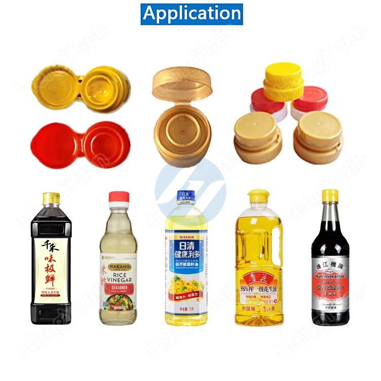 Linear Pressing-on Bottle Capping Machine Snap Lid Sealing Equipment