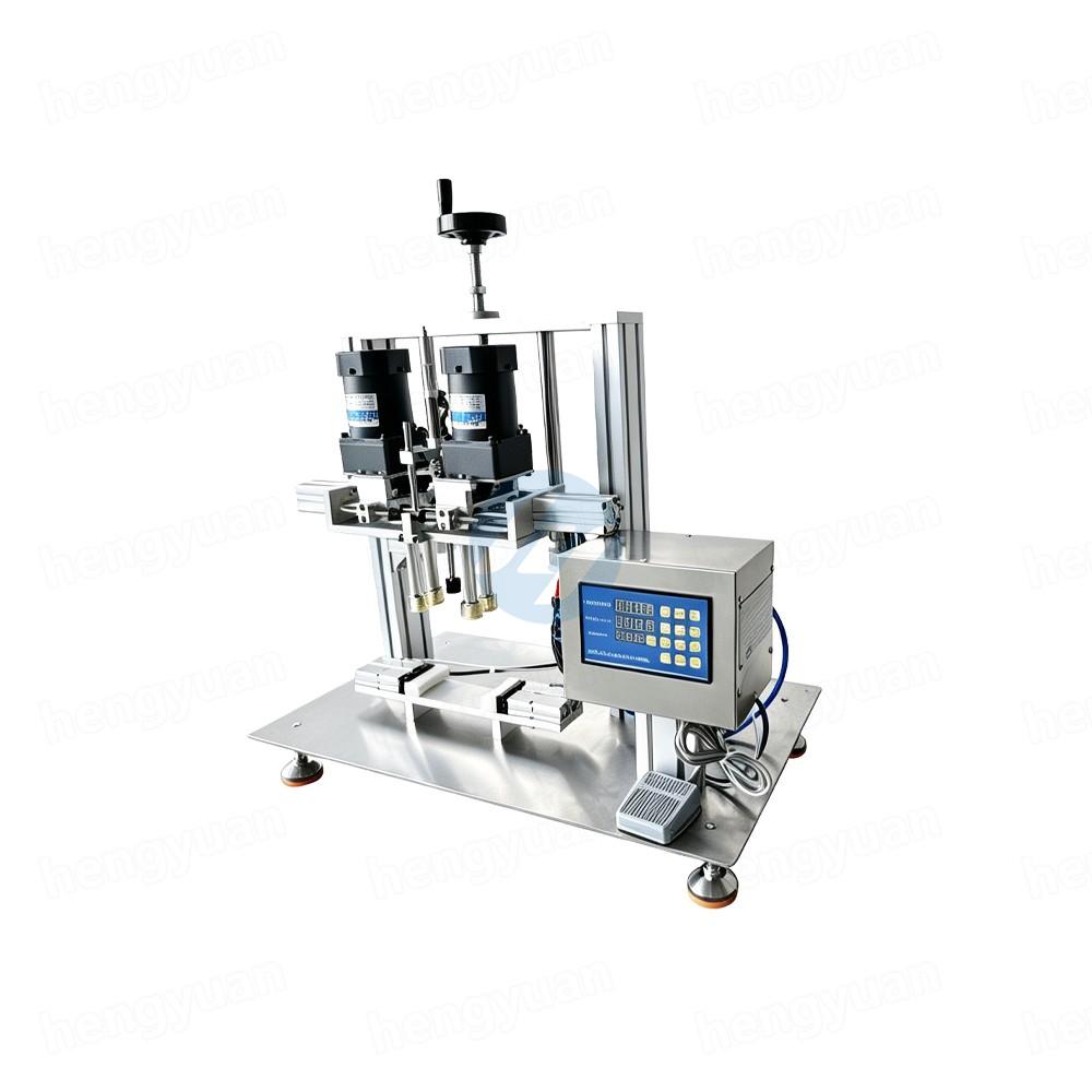 Semi-automatic Desktop Bottle Screwing-on Capping Machine