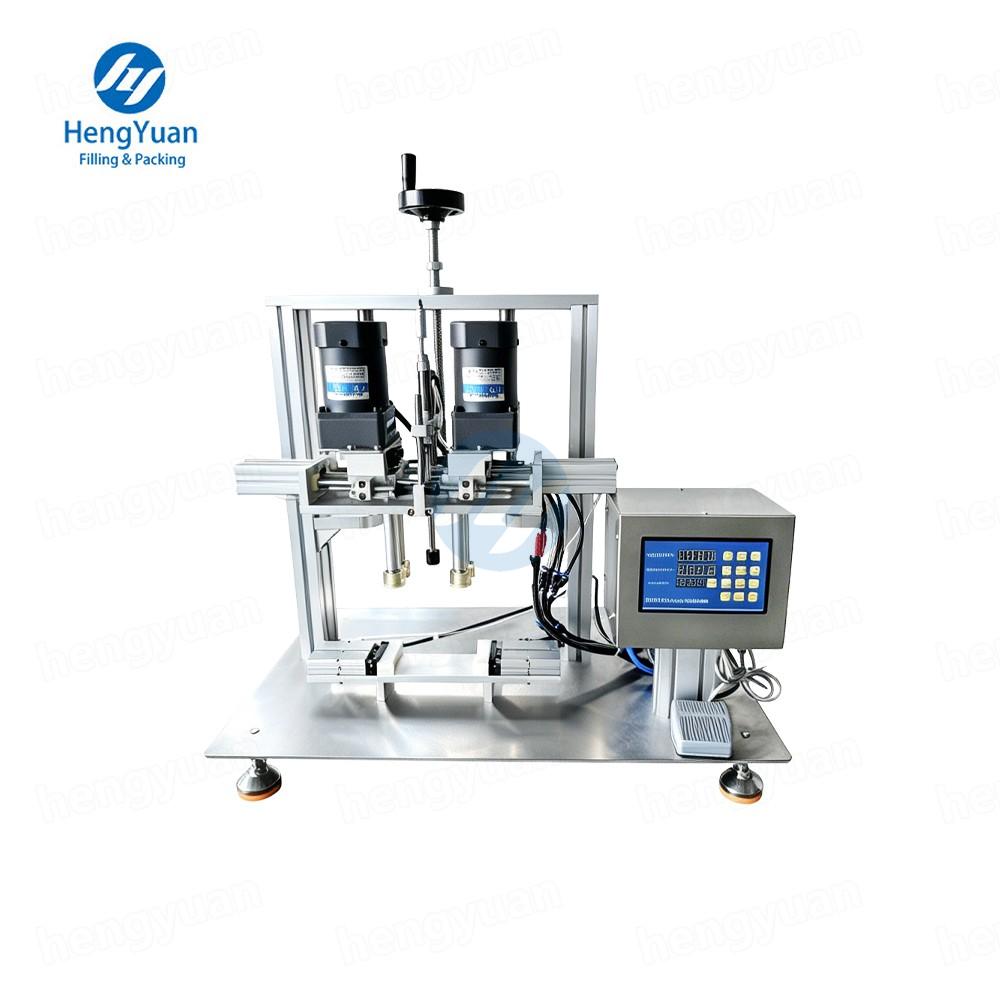 Semi-automatic Desktop Bottle Screwing-on Capping Machine