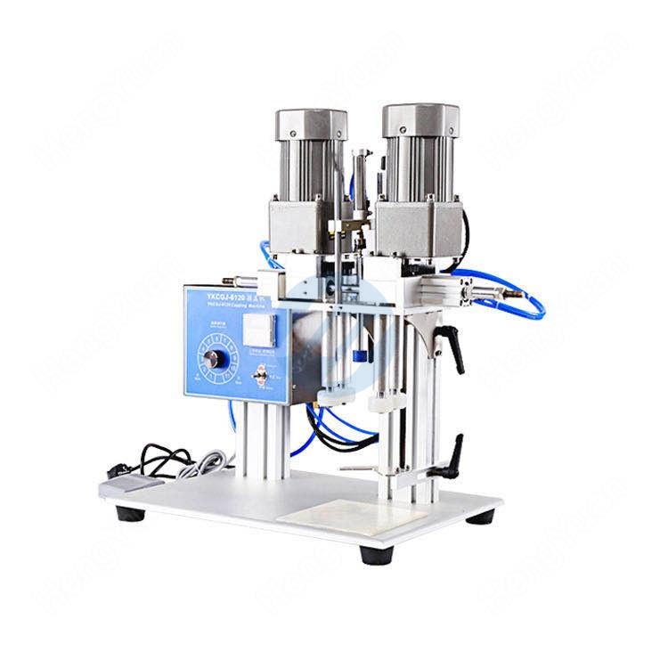 Semi-automatic Four Wheels Clamping Capping Machine 