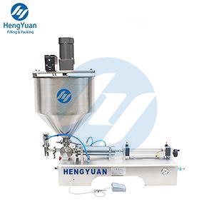 Semi-automatic Pneumatic Piston  Single-head Mixed Sauce Filling Machine